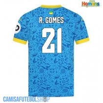 Camisa de time de futebol Wolves Rodrigo Gomes #21 Replicas 3º Equipamento 2025-26 Manga Curta